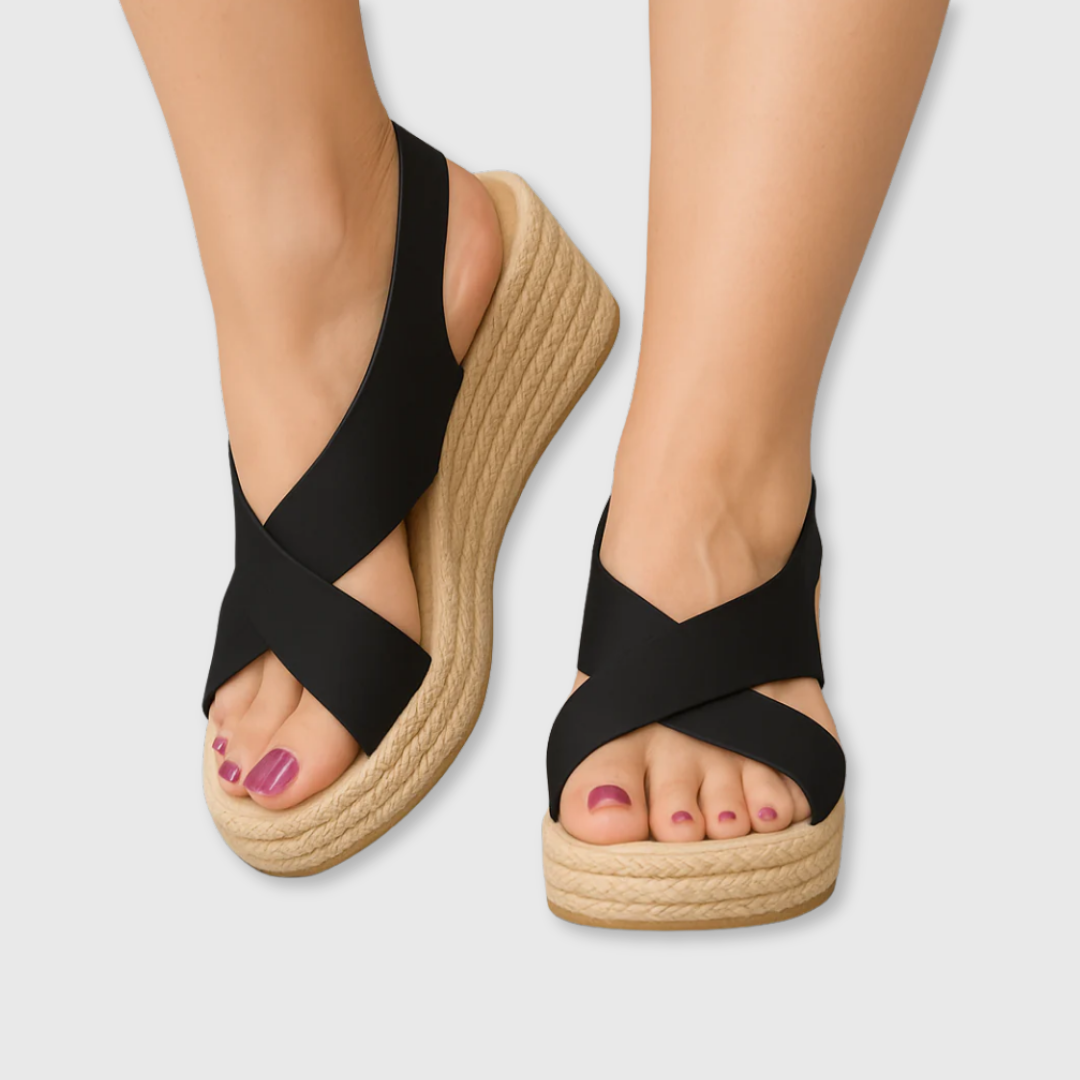 Elaine | Elegant Espadrille-Sandals